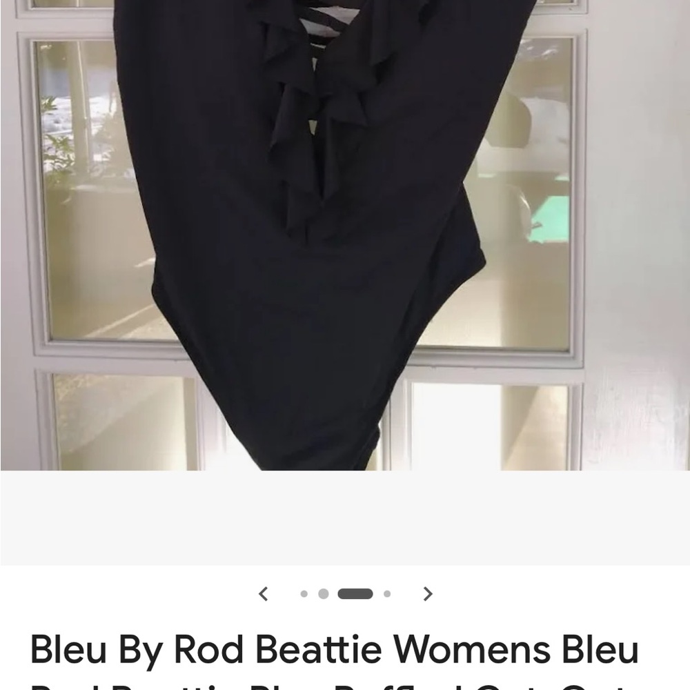 NWT—-Bleu Rod Beattie Black Swimsuit - Picture 4 of 8